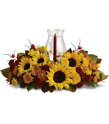 Sunflower Centerpiece from Metropolitan Plant & Flower Exchange, local NJ florist